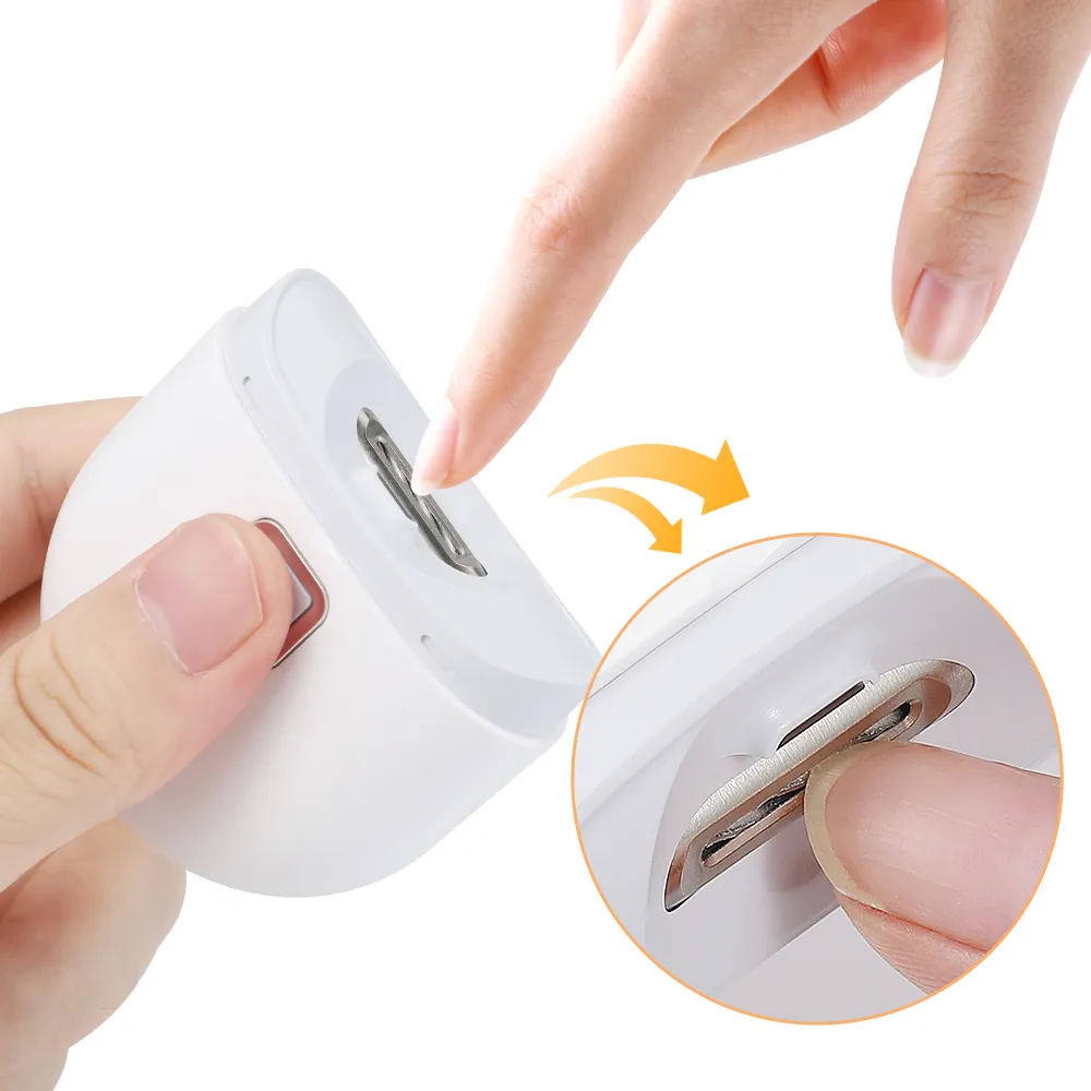 Портативный USB зарядка Автоматическая машинка для стрижки ногтей Электрический триммер для ногтей для пожилых детей