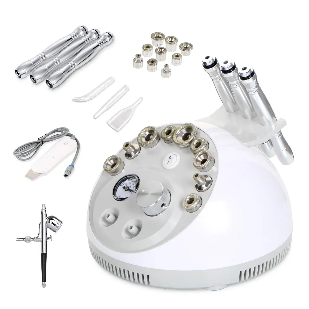 Portable vacuum suction blackhead removal diamond peeling microdermabrasion machine