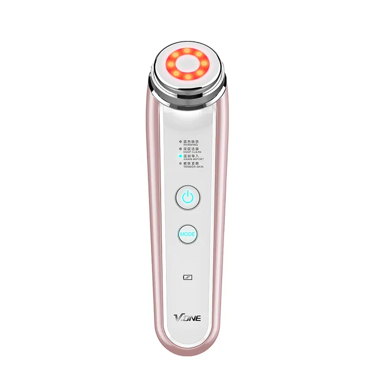 Light Therapy Beauty Instruments Iontophoresis ultrasound machine facial cleaner