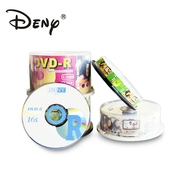 Super 16x 4.7gb recordable dvd-r discs with printing