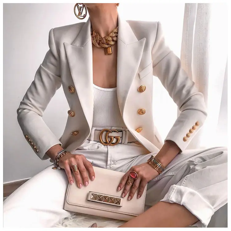 Business Attire Work Office Solid Color business pant suit women Business Woman Suit For Women Formal