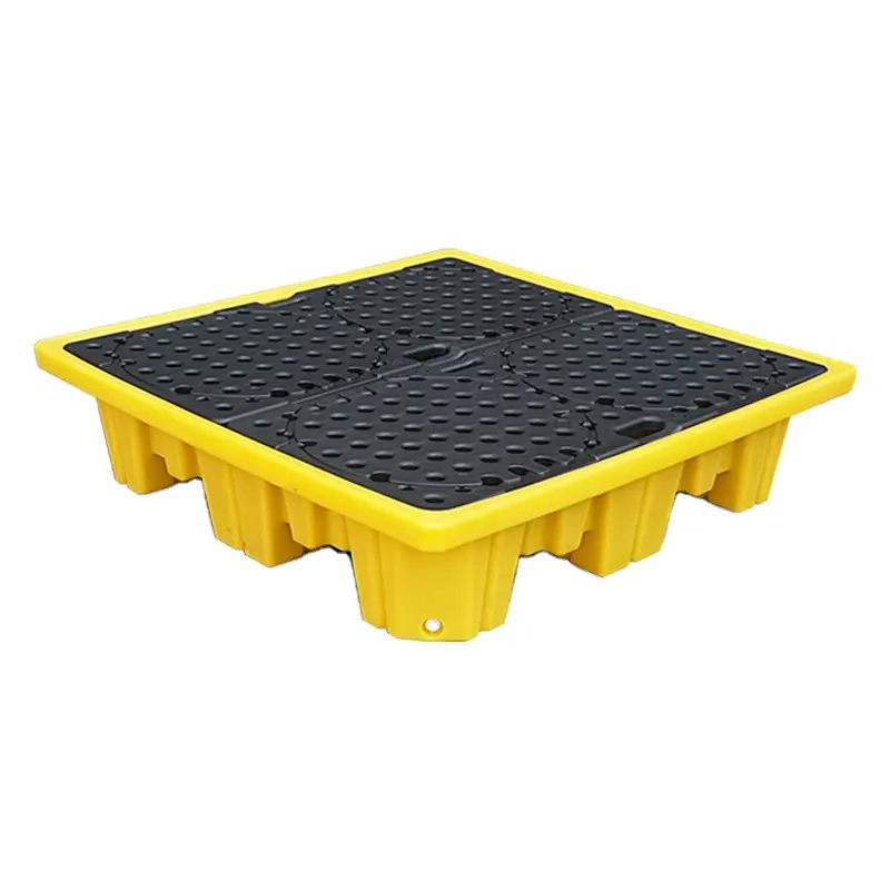 4 drum spill pallet chemical storage spill tray pallets stack price for chemical response spill kit pallet