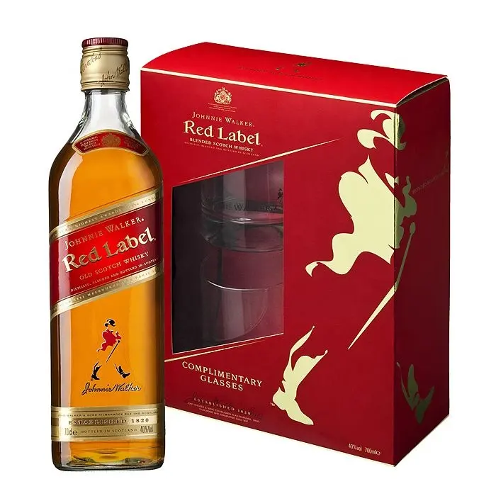 Johnny Walker Red Label Whiskey/Blended Malt Whiskey/Irish Whiskey!