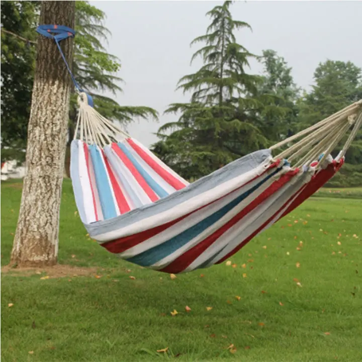 2 Person Extra Large Soft Canvas Cotton Fabric Hammock With Carrying Bag