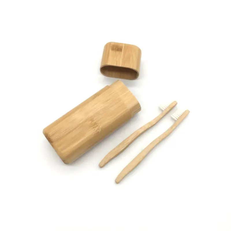 Bamboo Toothbrush Toothbrush Bamboo Toothbrush Biodegradable Travel Organic Bamboo Toothbrush With Case.