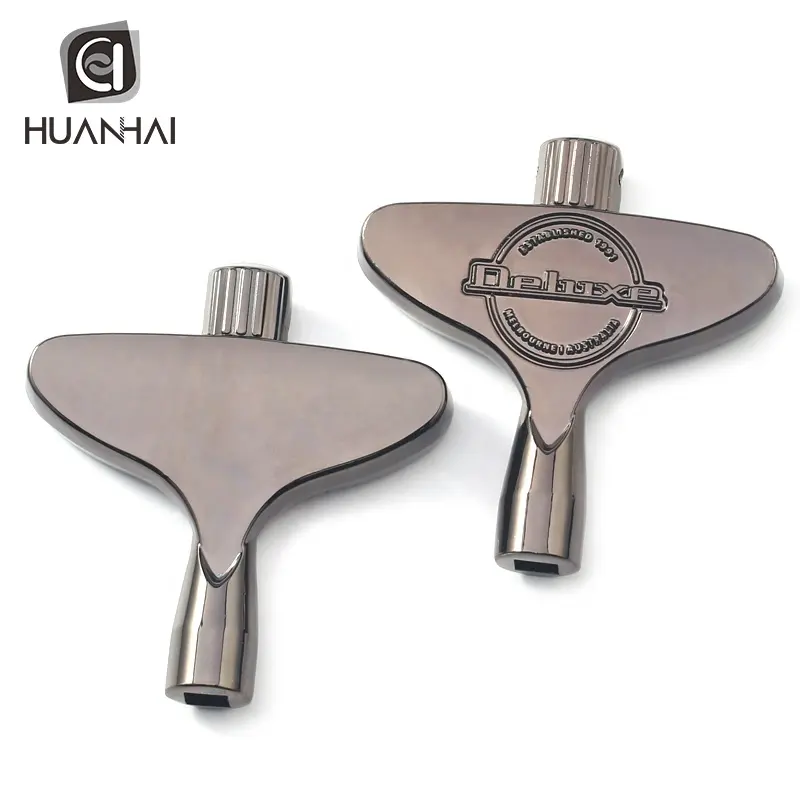 customized die casting 3D logo standard nickel plated metal drum key tuning