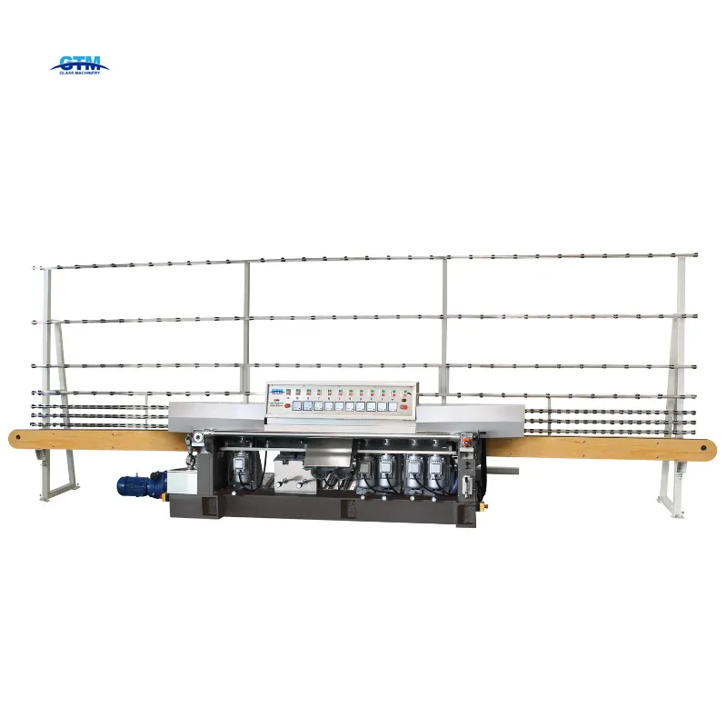 High Quality Long Service Life Vertical Type Gtm 9 Spindles China Glass Edging Machine