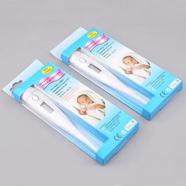 Hongan Мягкая головка домашняя клиника Больница Медицинское использование Oral Baby цифровой водонепроницаемый электронный термометр для младенцев