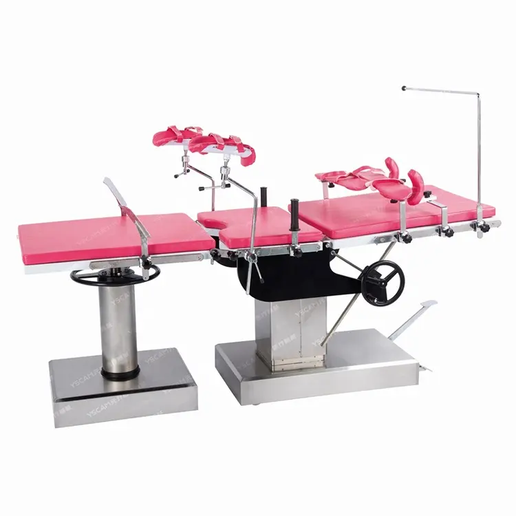 YSC2002A Medical Equipment Electric Hydraulic Manual Radiolucent Operating Room Table Surgical