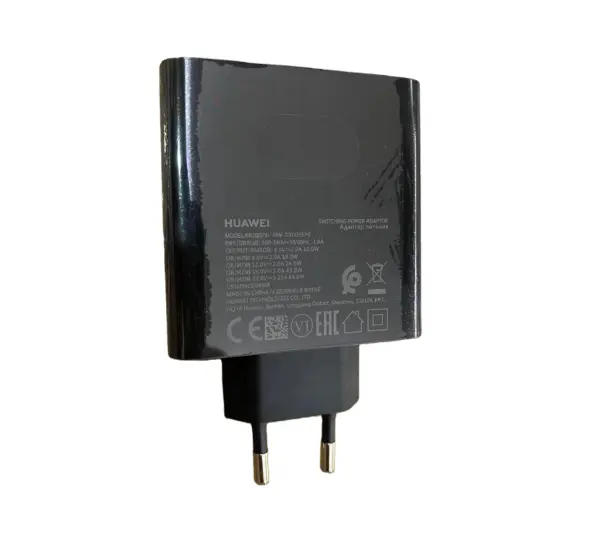 Адаптер питания зарядное устройство для оригинального USB-C адаптера Huawei 65 Вт HW-200325EP0 быстрое зарядное устройство Черный