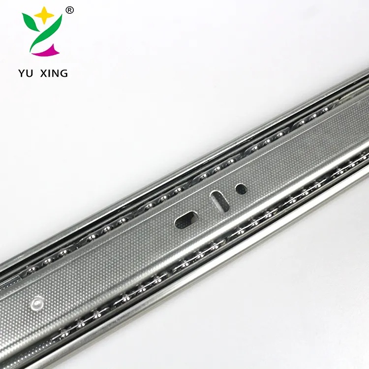 Cabinet Rail Full Extension Push Open Kitchen Cabinet Concealed Telescopic Drawer Slide Rail
