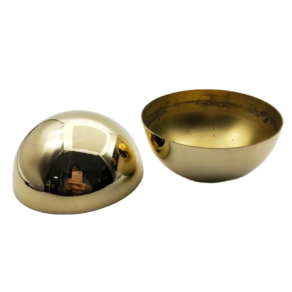 Customized 500mm 50cm diameter brass half sphere