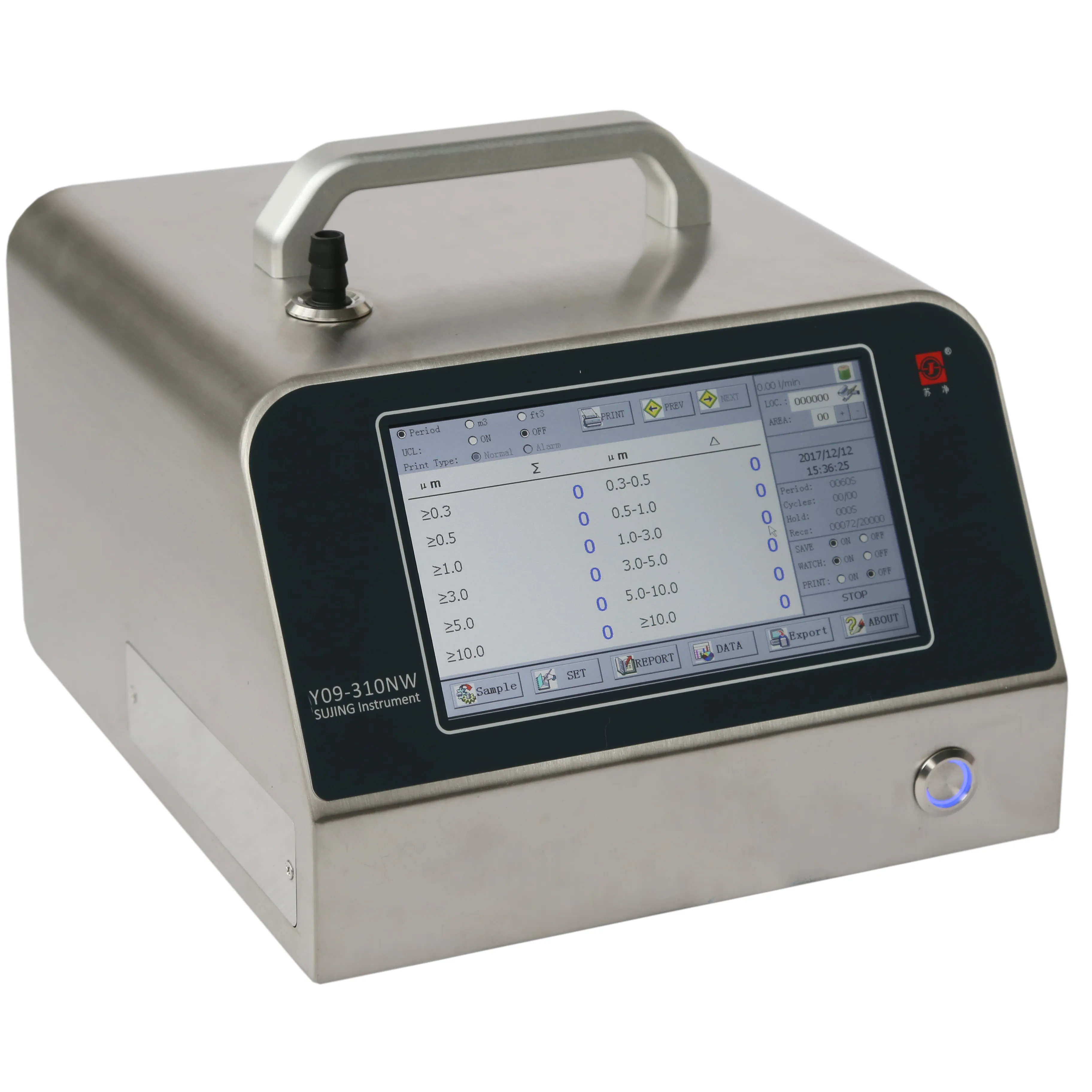 Y09-310NW Laser particle counter for clean room