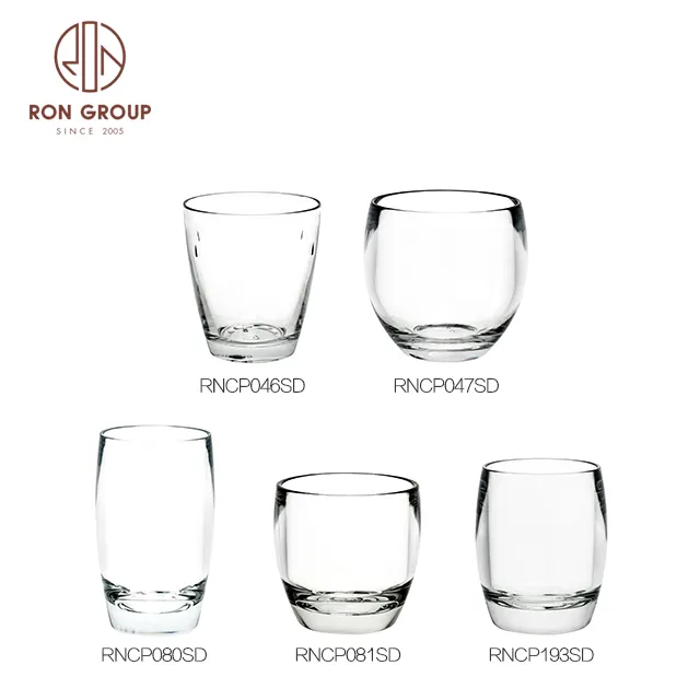 wholesale price clear glassware juice suction cup plastic drinking glass in china