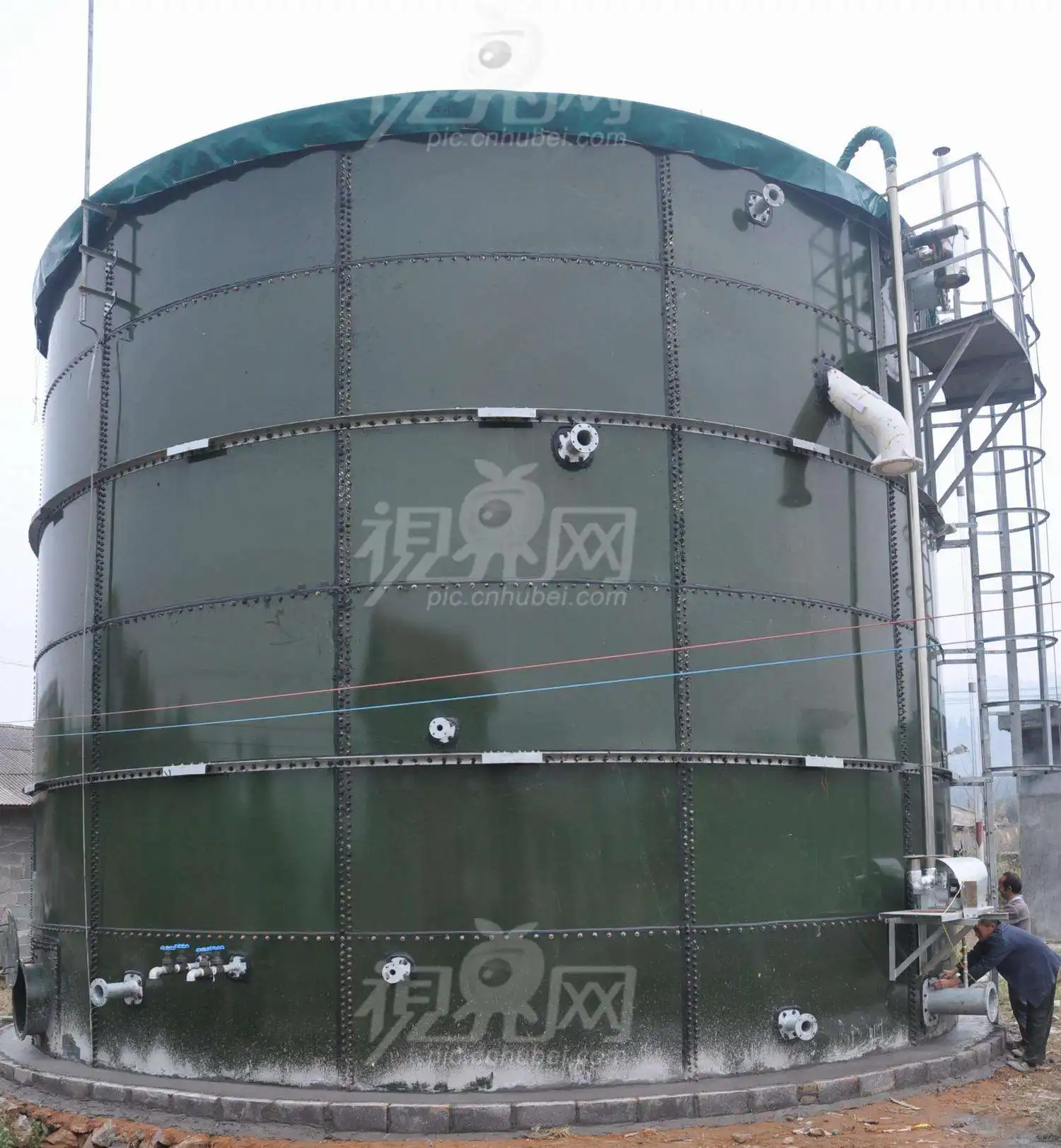 ZHAOYANG dry bulk storage tank ZHAOYANG enameled steel bolted tank