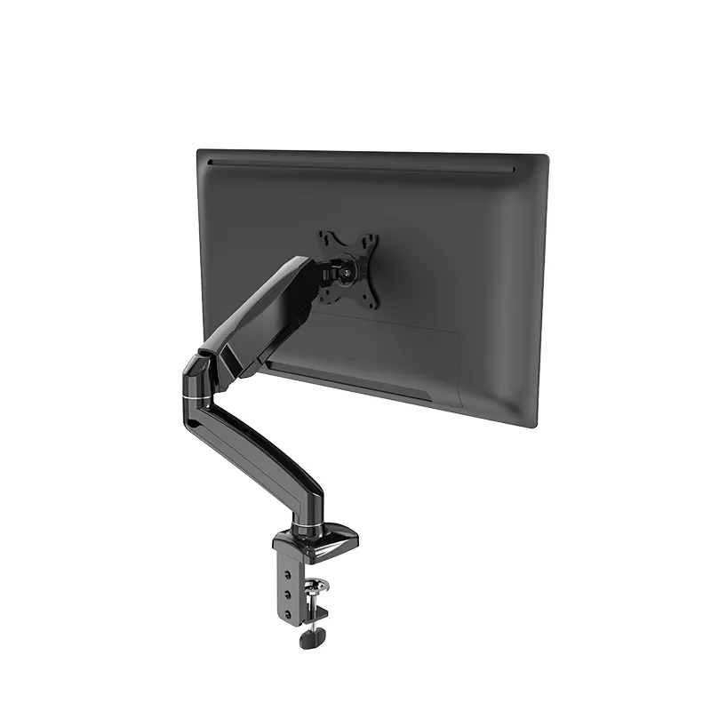 Adjustable Premium Gas Spring Single Desk Monitor mount Stand 12kg/26.4lbs Heavy Capacity Spring-Assisted Monitor Arm