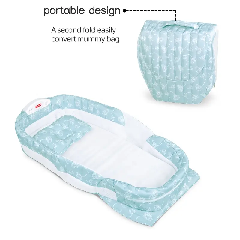 Portable baby crib removable infant bed washable baby bed foldable baby crib