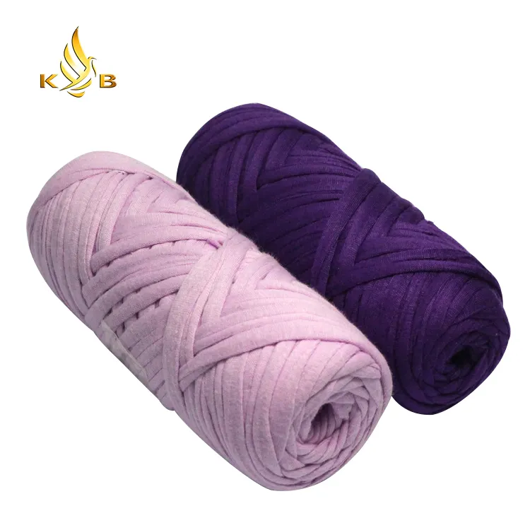 100% polyester tape yarn T Shirt Yarn hand knitting yarn