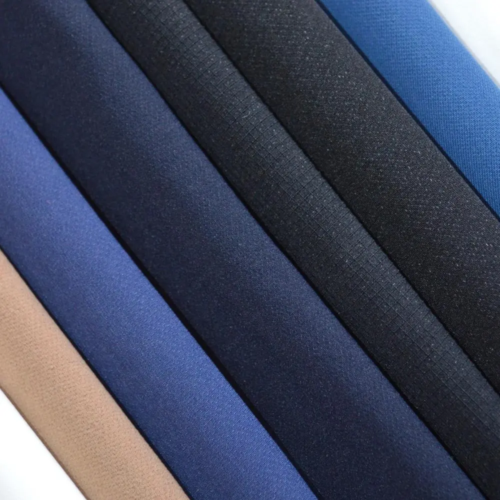 Polyester Waterproof Fabric Waterproof 245gsm 54%nylon 39% Polyester 7% Spandex Bielastic Fabric Bi-directional Elastic Fabric Material Ripstop