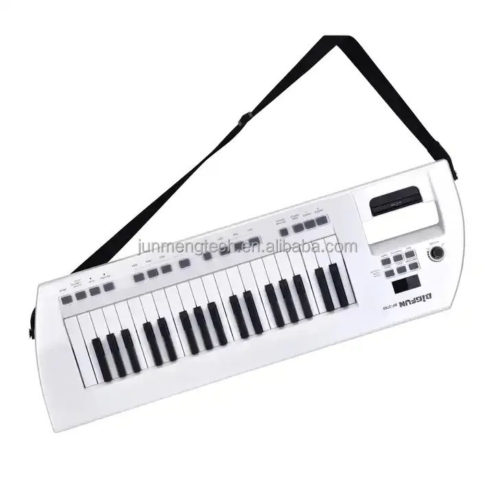 Электронная клавиатура JM, 37 клавиш, задняя и плечевая мини-гитара, стильная электронная клавиатура, фортепианная игрушка, музыкальные инструменты