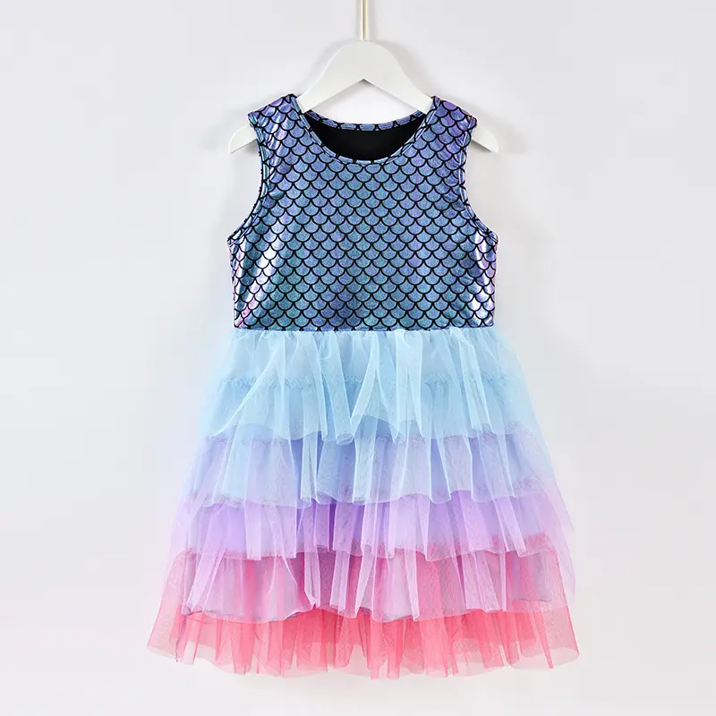 Детское модное платье-пачка