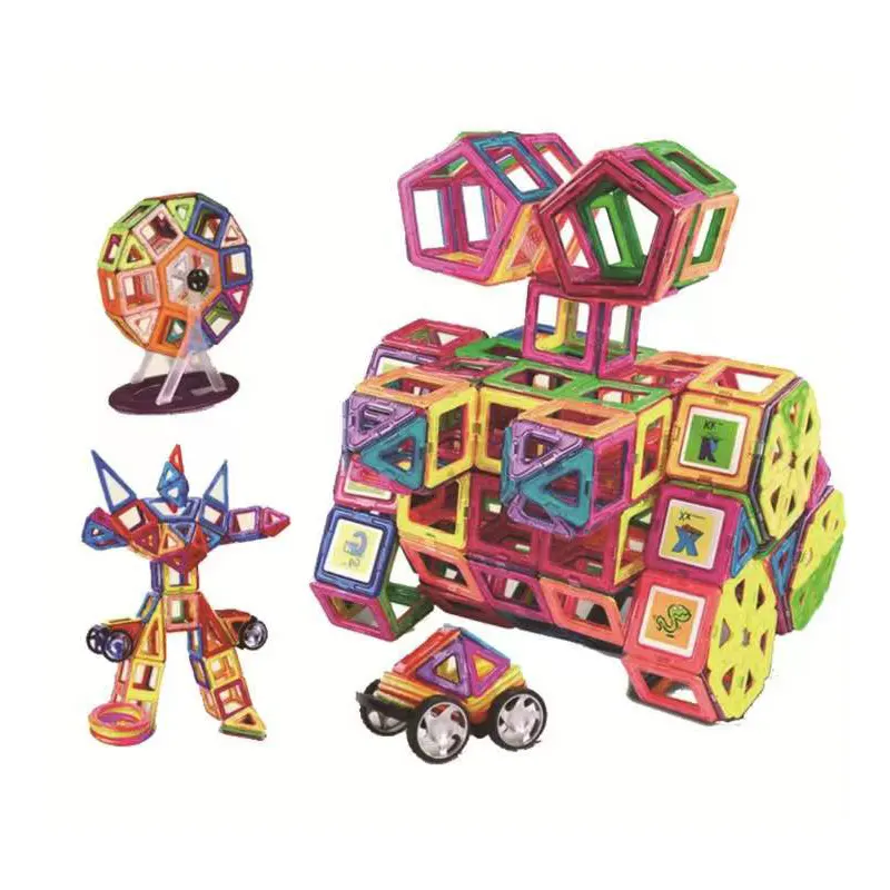 Детские игрушки Магнитные строительные блоки магнитные игрушки строительные мощные магнитные плитки