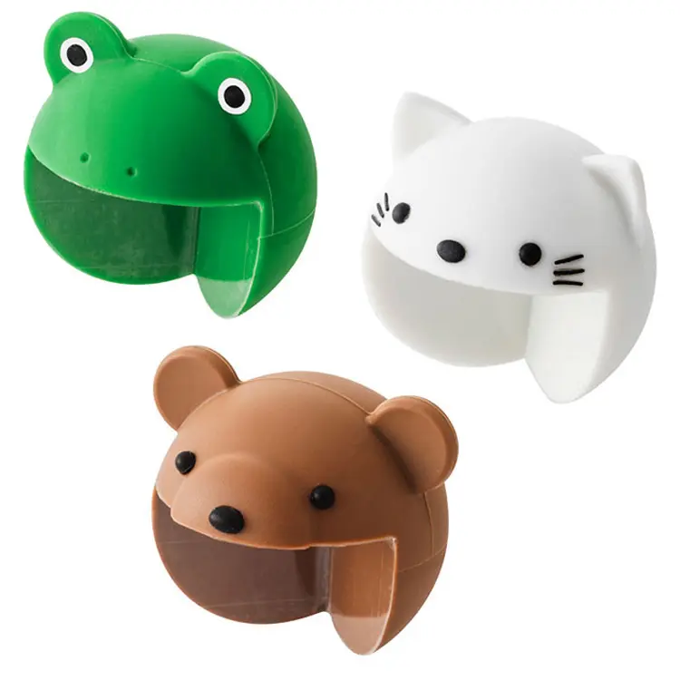MM-BSK3004 Adhesive Frog Bear Cat Silicone Corner Guards Baby Safety Protector Table Cushions