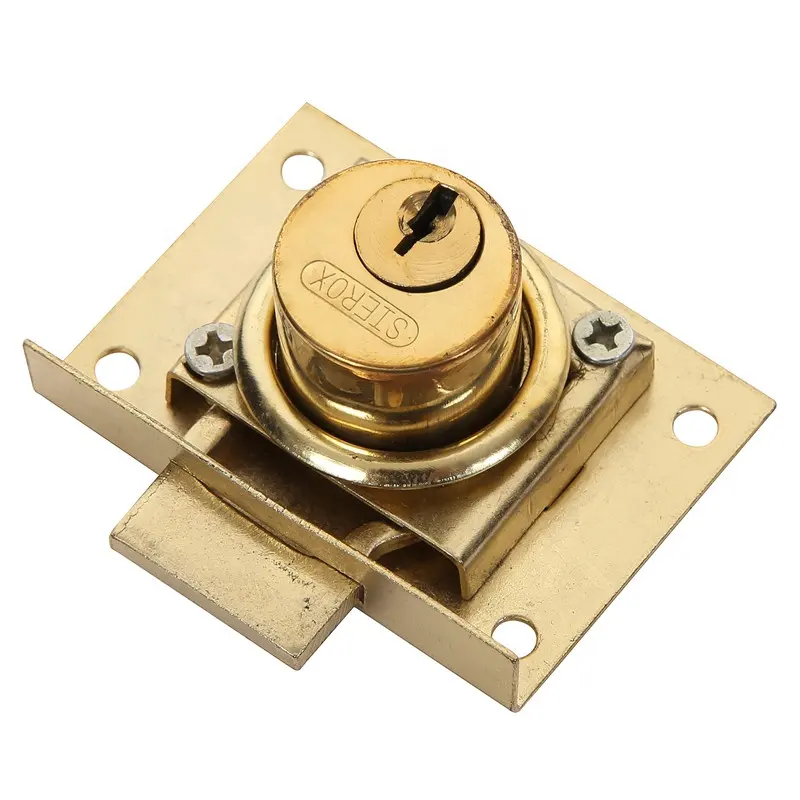 High Quality Office Wood Cylinder Hidden Metal Desk Drawer Lock furniture drawer lock( NO.767)