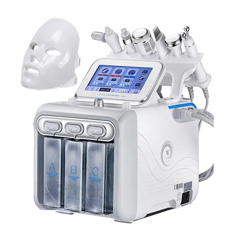 7 in 1 Hydro Oxygen Small Bubble Beauty Aqua Hydra Peeling Facial Microdermabrasion Machine