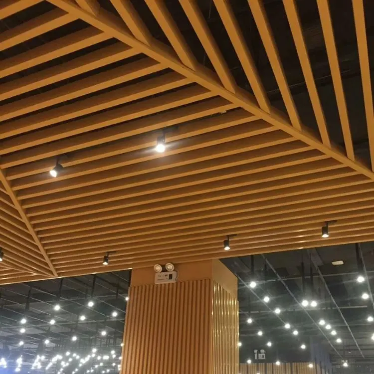 Теплопередающая печать алюминиевый деревянный экран Украшение металлический потолок