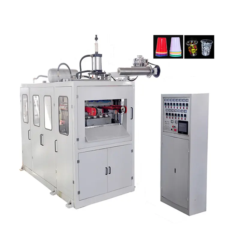 Ideal Standard 35KW Automatic Disposable Cup Thermoforming Machine