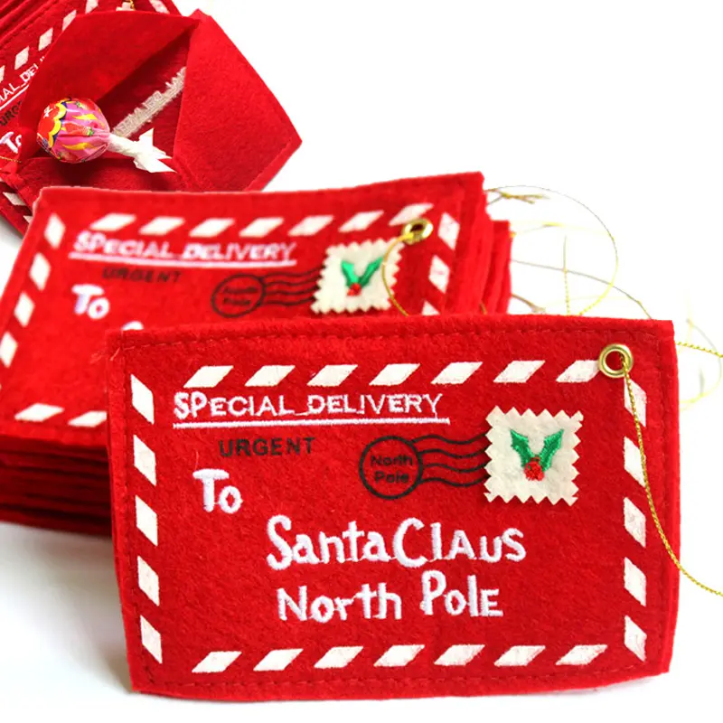 Оптовая продажа от производителя, специальный конверт, мешок для конфет, Санта-Клаус для детей, Подарочная открытка, Рождественское украшение