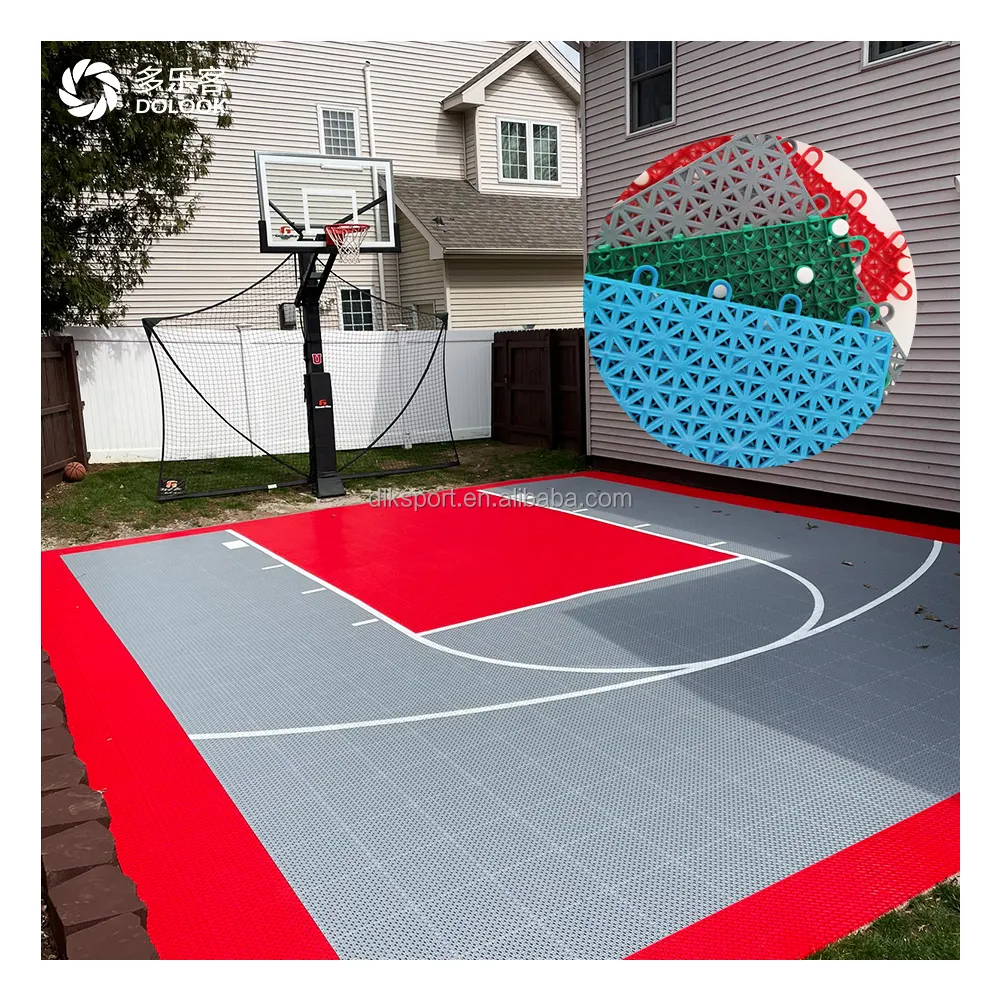 Пластиковая модульная плитка для баскетбольного волейбола