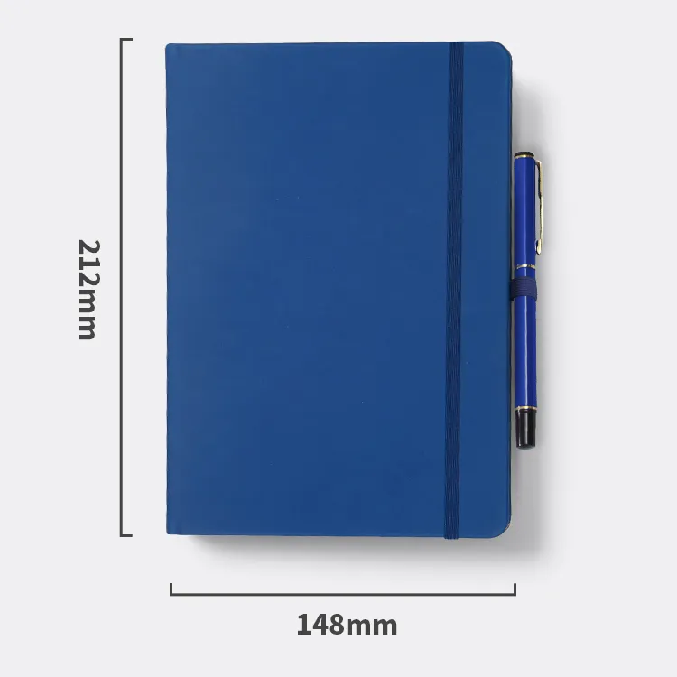 Wholesale Retail Cheap PU Leather Hard Cover Notebook A5 Green 80 Sheets