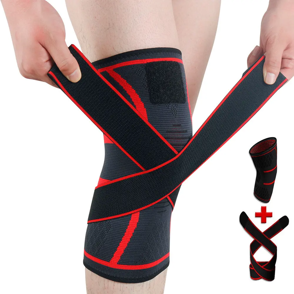 Customized Sports Kneepad Pressurized Elastic Knee Pads Support protector fitness knee