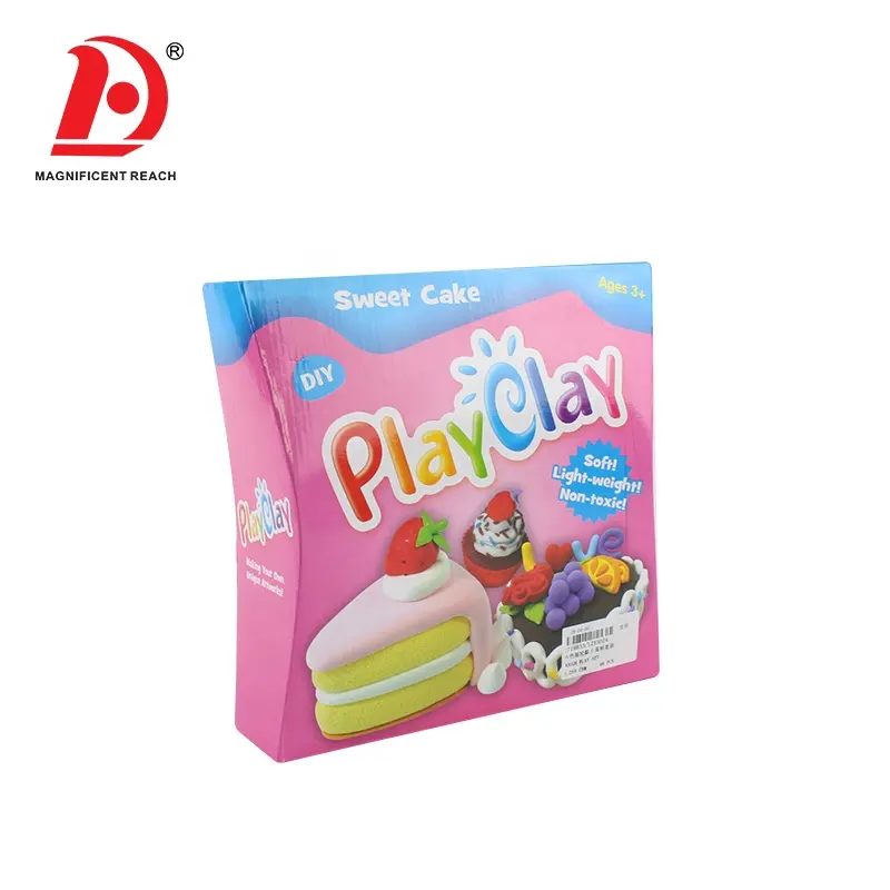 HUADA Cheap Price Cake Styling Kids Dough Play Set Plasticine Modeling Soft Clay Toy with Tools