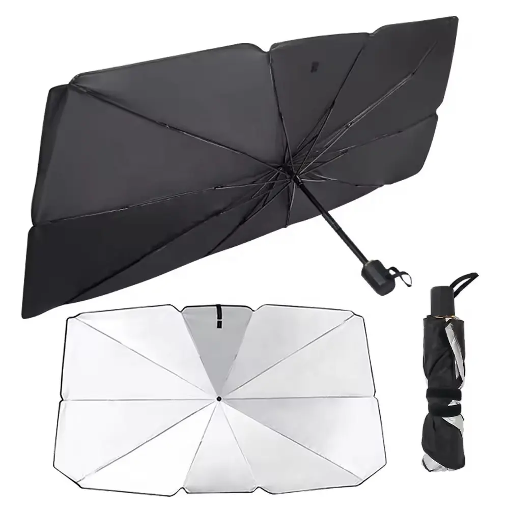 Автомобильный зонт от солнца, оптовая продажа, зонт от солнца, индивидуальный логотип, тень, персонализированный поставщик зонтик для автомобиля