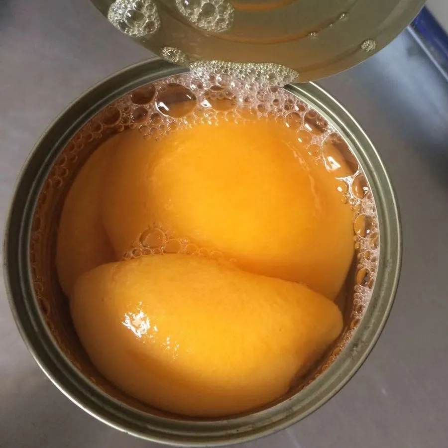 2023 новый урожай свежие консервированные Желтые половинки персика