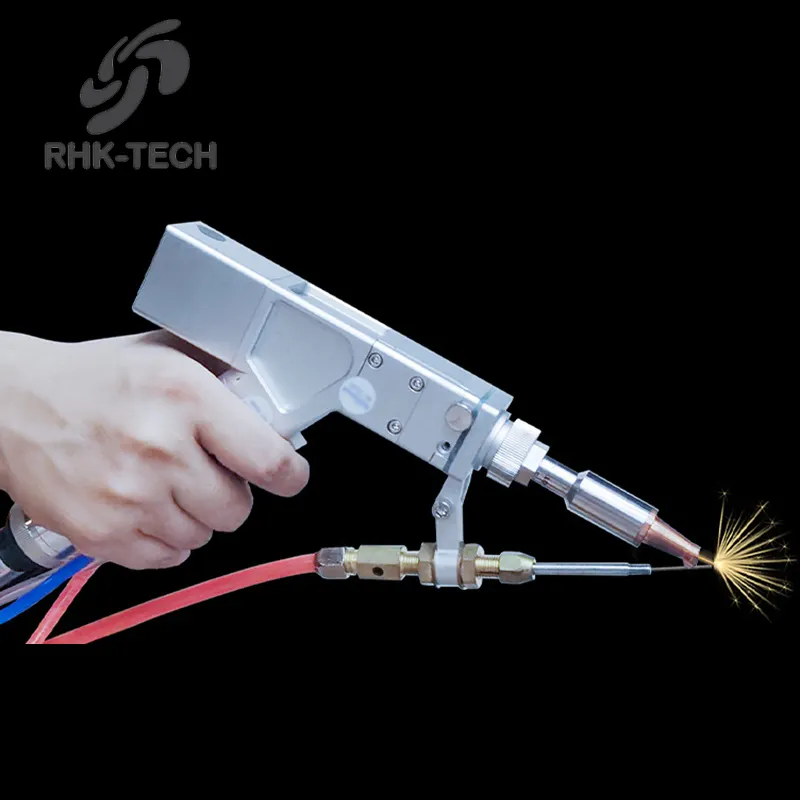 Высококачественный ручной воблер RHK TECH 1500 Вт, волоконная маркировка, лазерная сварочная головка, факел, лазерный пистолет для лазерного сварочного аппарата