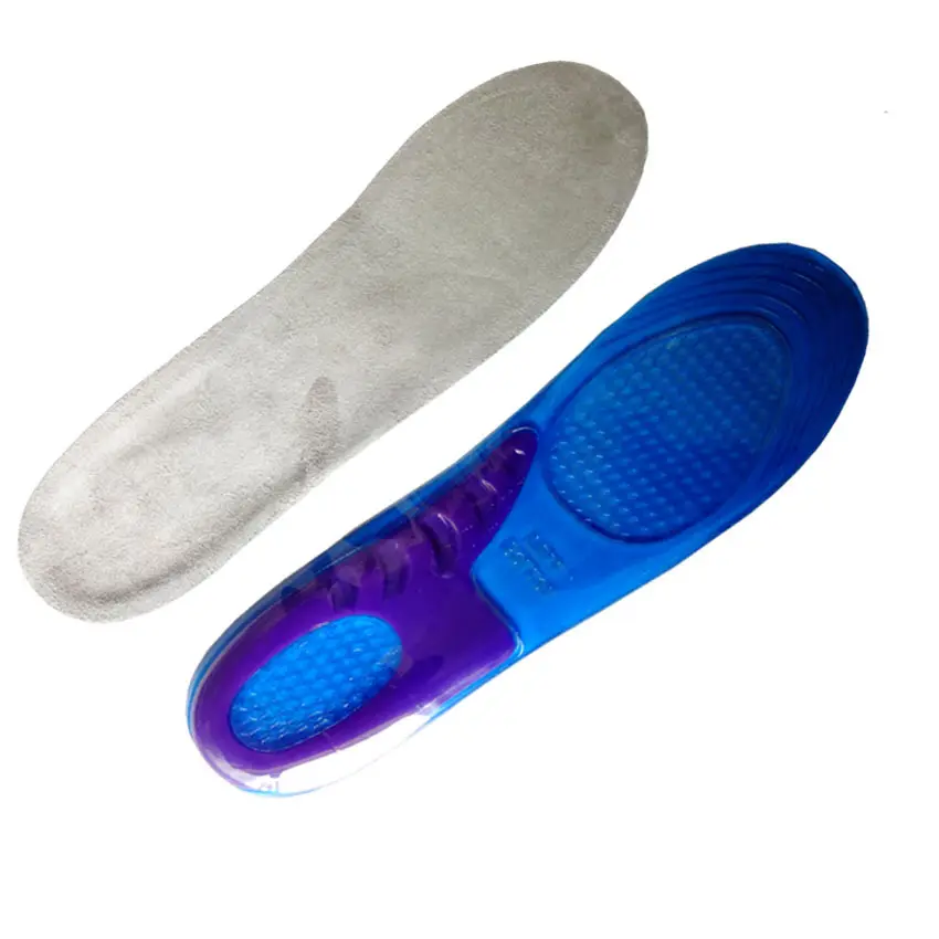 Удобные силиконовые гелевые стельки, амортизирующие силиконовые стельки для обуви, спортивные вставки для обуви из ТПЭ для кроссовок