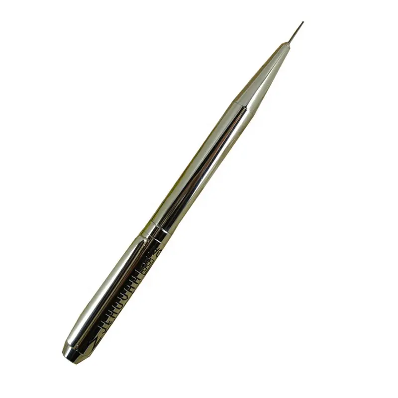 ACMECN ODM Design Carved Silver Automatic Pencils Etching Brass Twist Silver Pencil with Eraser Brand 0.9mm Mechanical Pencils