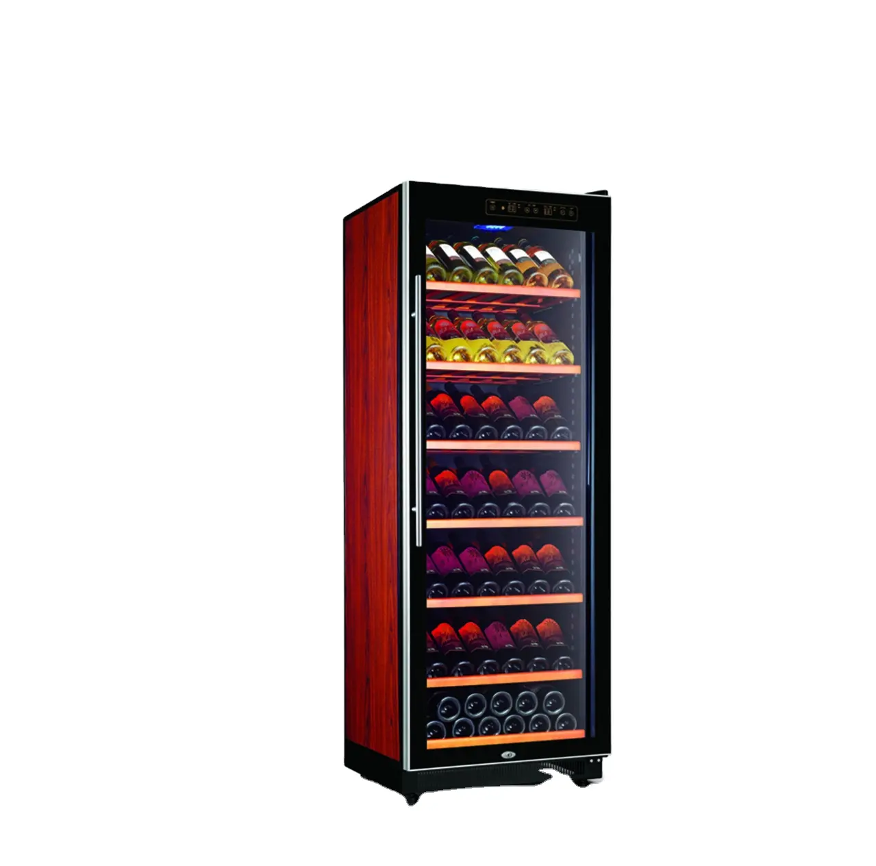 2023 продажи 90-120 бутылок, охлаждающий свободно стоящий и встроенный винный холодильник