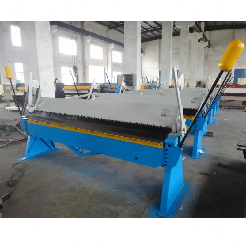 Metal hand folding machine 2mm aluminum sheet manual bending machinery for sale