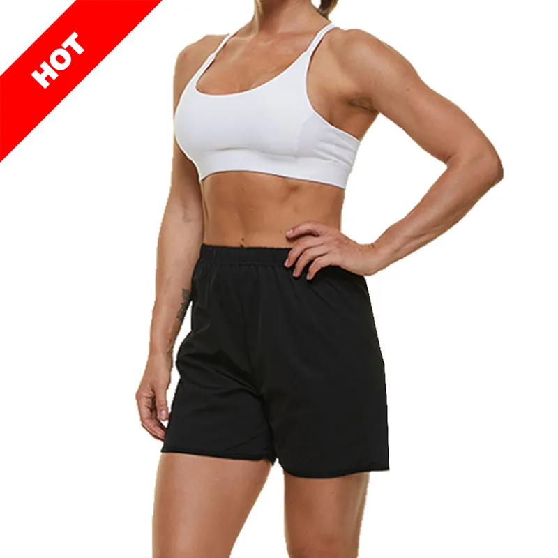 Workout Fitness Shorts Sport Running Gym Shorts stretch Elastic Waist pocket Sport shorts