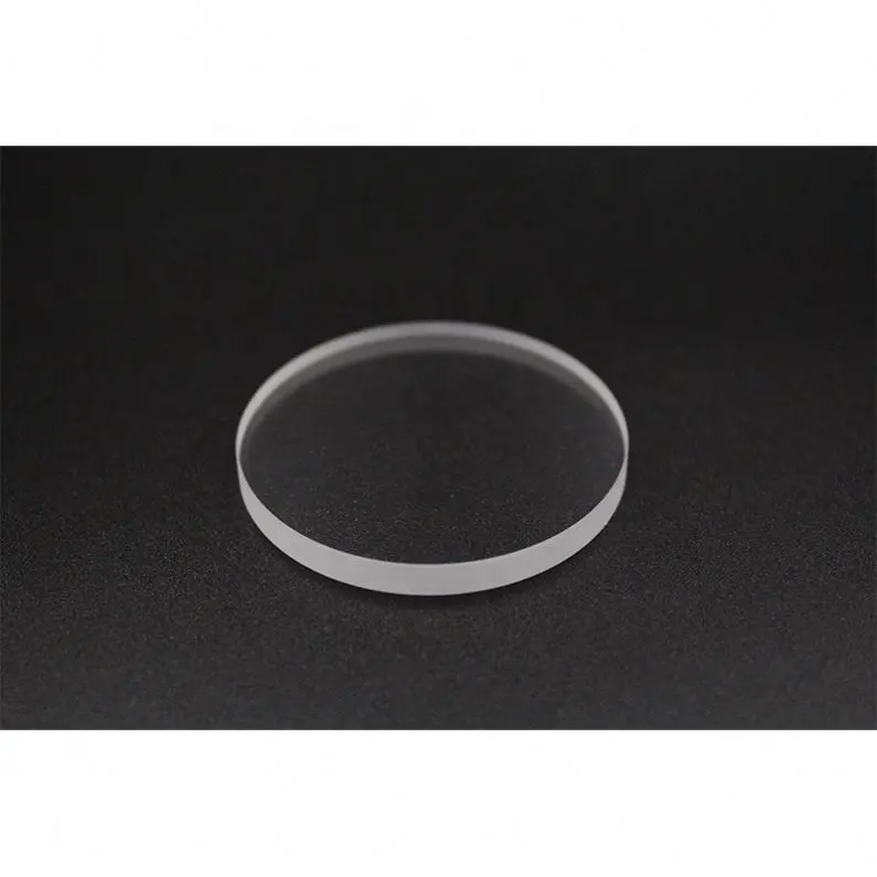 Polished quartz disc and quartz plate for quartz viewport glass