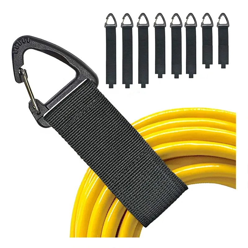 Velcroes Hook And Loop Storage Straps Heavy Duty Hanging  Straps with Triangle Buckle