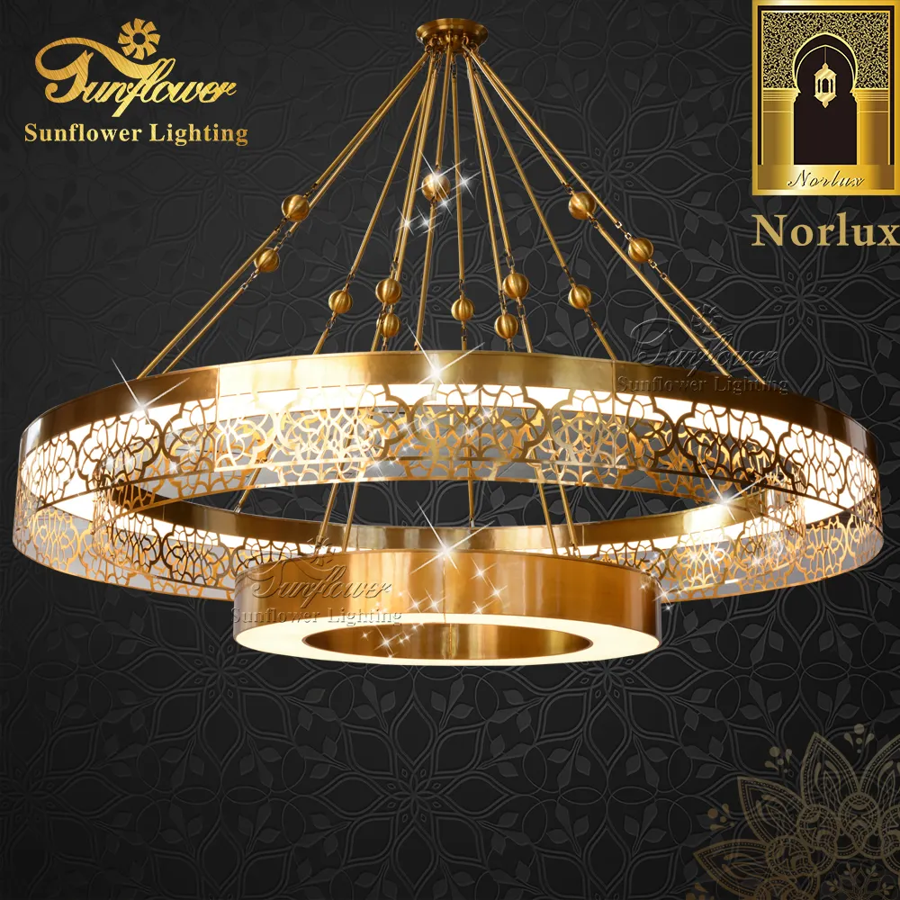 Lighting Chandelier Mosque Lighting Big Chandelier For Church Decoration Mosque Lamp Chandelier Large Pendant Lamp Project Light