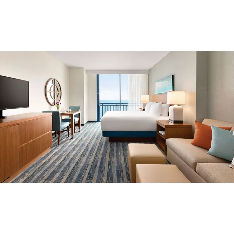 Hyatt House 2021 customized high quality Hotel furniture bedroom set