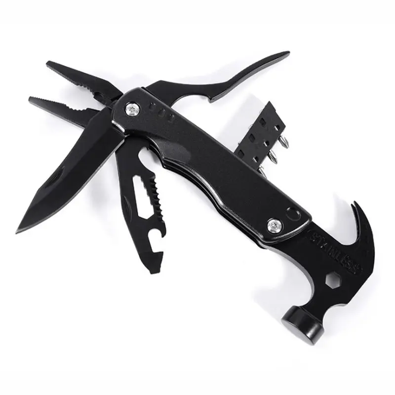 Outdoor Camping Survival Tactical Stainless Steel Claw Hammer Multi Tool Multifunctional Pliers Swiss Knife