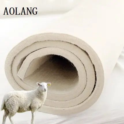 Wholesale Pure Natural Waterproof Wool Felt Knitted Bed Mattress